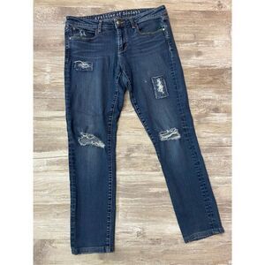 Articles of Society Skinny Jeans Ankle Cropped Distressed Women’s Sz 28 Waist